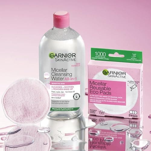 Garnier Micellar Cleansing Water, Gentle face Cleanser & Makeup Remover, Fragrance-Free, Vegan Formula, Suitable For All Skin Types, Even Sensitive, Skin Active, 700ml thumbnail 6