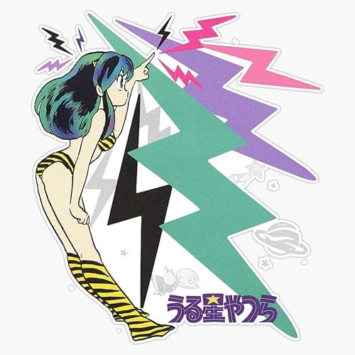 Urusei Yatsura Lum Invader Vinyl Window Bumper Sticker Decal 5" - Image 1