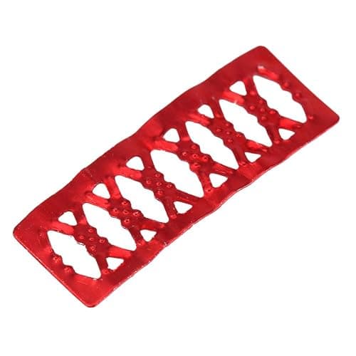 100PCS Braiding Beads Metal Cuffs,New Colorful Dreadlocks Beads Hair Braid Rings Clips Dread Locks, Rings Cuff Hair Decoration Braiding Filigree Tube Hair Jewelry (red) thumbnail 4
