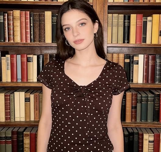 Womens Y2K Sweet Japanese Kawaii Pastel Stripe Print Henley T Shirt Cute V Neck Soft Aesthetic Casual Fitted Baby Tee thumbnail 5