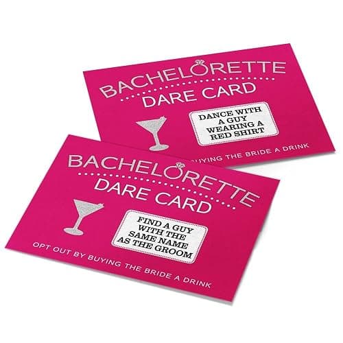 Printed Party Bachelorette Dare Card Scratch Off Game, Girls Night Out, 20 Cards thumbnail 5