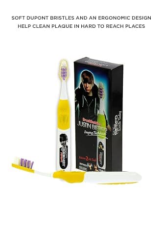 Justin Bieber - Spazzolino da denti cantante (qualcuno di amare e amarmi)-giallo thumbnail 5