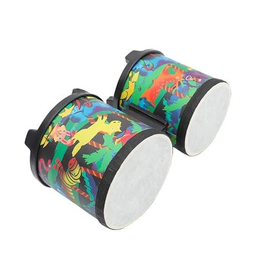 Bongo Drum 5"-6" Rhythm Club Drum for Kids Percussion Instrument Music Drums with Colorful Mallets for Baby Children Special Christmas Birthday Gift.(5"-6") thumbnail 7