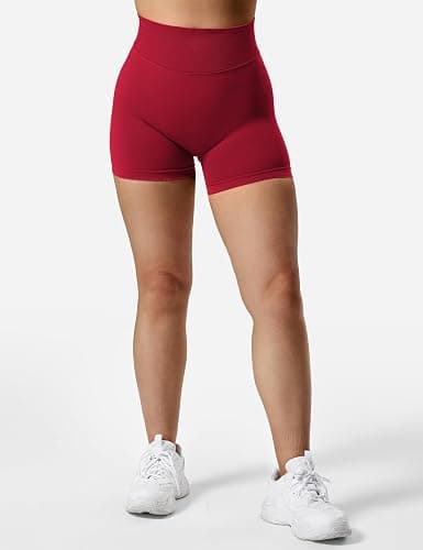 YEOREO Women Workout Gym Impact Shorts Hidden Scrunch Butt Lifting 3.6"/4.5"/6" Seamless Shorts thumbnail 4