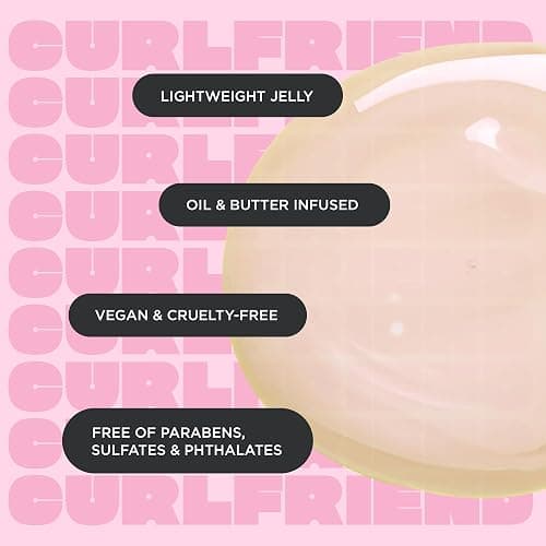 Cake Beauty Curl Jelly, The Curl Crush – Moisturizes & Nourishes Curls - Lightweight for Soft Hold & Shiny Finish - Humidity Blocking For Frizz Control - For Curly Hair- 7 oz / 200g thumbnail 6