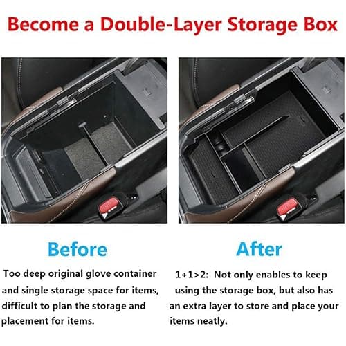 TTCR-II for Mazda CX-30 Center Console Organizer Tray 2020-2025 2026, Center Armrest Glove Storage Box Compatible with 2020-2025 Mazda CX-30 Console Organizer thumbnail 3
