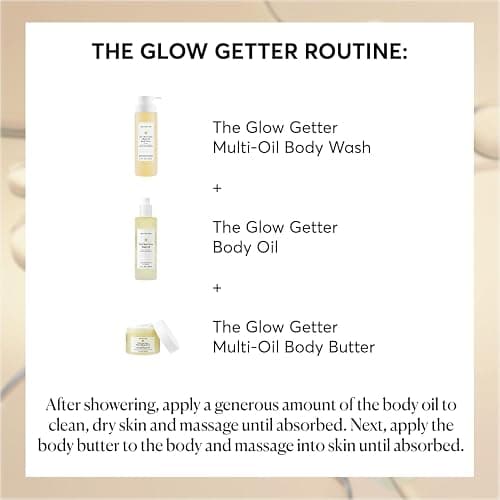 Naturium The Glow Getter Body Oil, Botanical Blend with Squalane, 100 mL | Hydrating & Moisturising Formula, Intense Nourishment with Jojoba, Rosehip & Sea Buckthorn, Smooths & Firms Skin thumbnail 4