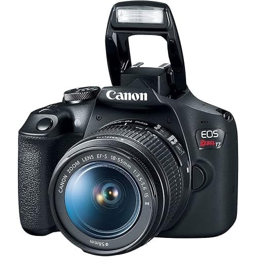 Canon EOS Rebel T7 DSLR Camera | 24.1MP APS-C CMOS Sensor with DIGIC 4+ Image Processor | Built-in Wi-Fi & NFC | EF Lens Compatible Beginner Photography Camera Kit with Shoulder Bag and 64GB Card thumbnail 2