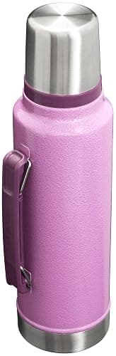 Stanley Classic Legendary Vacuum Bottle 1.5 qt | Wide Mouth with Leakproof Cup Lid | Keep Drinks Hot or Cold | Packable for Travel | Insulated Stainless Steel Thermos | BPA-Free | Hammertone Lilac thumbnail 4