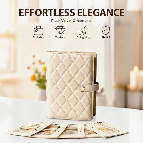 ANYSENT Travel Jewelry Organizer Case,Portable Checkered Jewelry Storage Bag,Velvet Lined Zipper Pouch for Earrings,Necklaces Rings (Black) thumbnail 4
