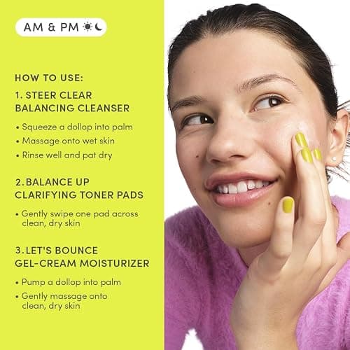 Evereden Pre-Teen Collection: Triple Green Tea Steer Clear Balancing Jelly Cleanser Face Wash, Let's Bounce Gel-Cream Face Moisturizer, & Balance Up Water-Based Toner Pads for Face thumbnail 6
