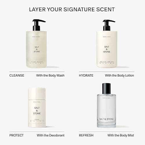 Salt & Stone Aluminum Free Deodorant | Extra Strength 48 Hour Protection for Women & Men | Made with Seaweed Extracts, Niacinamide & Prebiotics | Neroli & Basil thumbnail 8