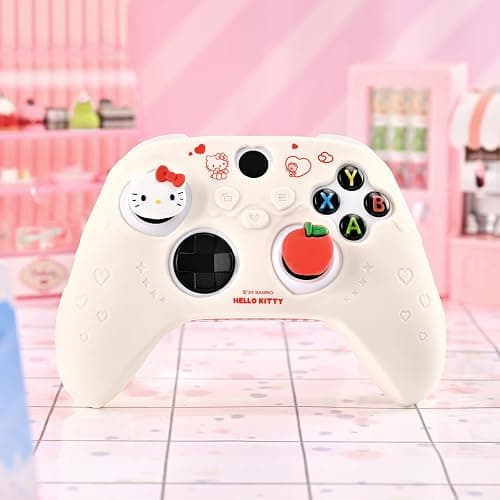 Kuitmor Silicone Controller Cover Skin for Xbox Series X,Soft Anti-Slip Protective Cover Skin Case Compatible with Xbox Wireless Controller with 2 Thumb Grip Caps - HLK thumbnail 6
