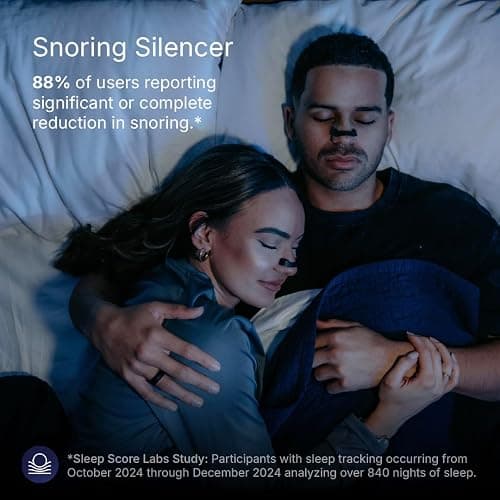 Intake Breathing Nasal Strip Starter Kit (15 Count, Black) - Boost Oxygen Intake, Reduce Snoring, Improve Sleep Quality - Sweat Resistant, Skin Safe Nasal Strips - Extra Strength Snoring Solution thumbnail 6