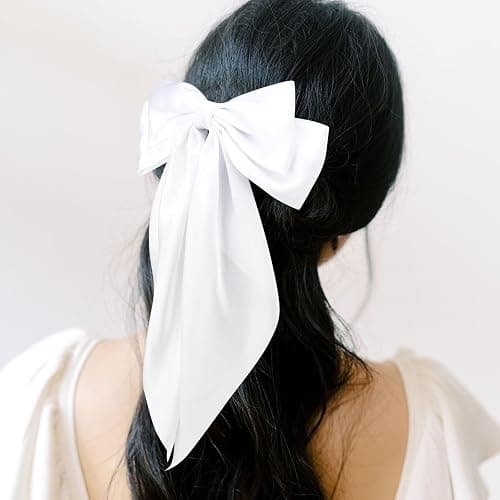 Canitor Hair Bows for Women Barrettes Clip Large Ribbon Cute Preppy Teenager Tween Teen Girl Gifts Trendy Stuff Aesthetic Coquette Fashion Hair Accessories thumbnail 3