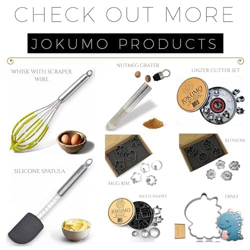 JOKUMO 12 Piece Plain Round Pastry/Cookie Cutter Set Heavy Duty Commercial Grade 18/8 304 Stainless Steel - Metal Marked Size – Perfect For Cooking Enthusiast thumbnail 7