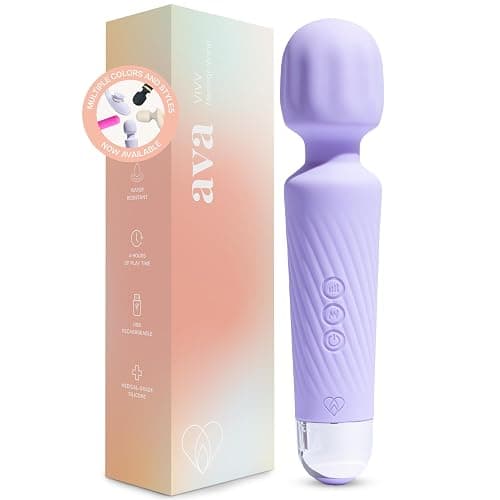 Ava Vibrator Sex Toys – Battery Life 4 Hours | Water Resistant Body Safe Silicone | Clitoral Vibrators Couples Sex Toy with Multi Patterns & speeds Vibrator for Women - Purple - Image 1
