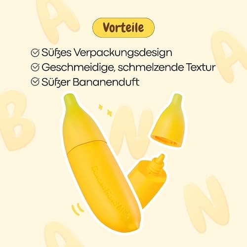TONYMOLY Banana Hand Cream – Nourishing & Hydrating Hand Lotion with Banana Extract, Milk Protein & Shea Butter – Moisturizing Cream for Dry, Rough, Cracked Hands, 1.52 oz thumbnail 4