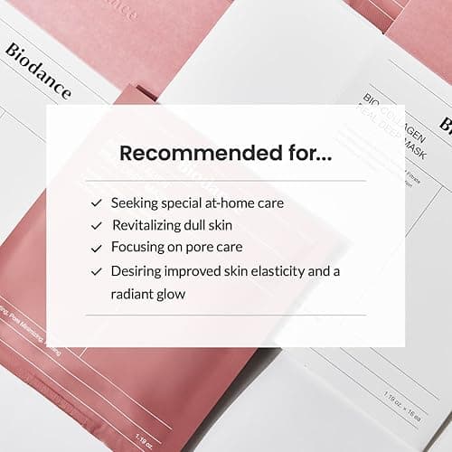 BIODANCE Bio-Collagen Real Deep Mask, Hydrating Overnight Hydrogel Mask, Pore Minimizing, Elasticity Improvement, 34g x16ea thumbnail 11