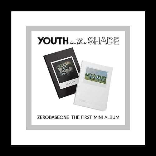 ZEROBASEONE YOUTH in the SHADE 1st Mini Album CD+POB+Artbook+Selfie photocard+Photo frame set+Layer card+Sticker+Zerose coaster+Tracking ZB1 (YOUTH Version) - Image 1
