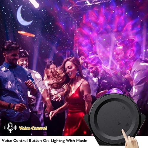 Star Projector,Rusoso Galaxy Projector Light with Nebula,3 in 1 Night Light Kids w/Touch Control & Voice Control & Music Speaker,for Kids Adults Bedroom/Party/Game Rooms/Home Theatre/and Night Light thumbnail 3