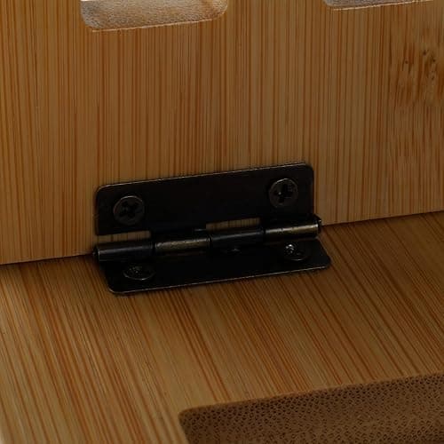 XIKEMADI Bamboo Foldable Laptop Stand Holder, 6-Level Adjustable Ergonomic Notebook Riser with Heat Dissipation for 10-17 Inch Laptops, MacBook, Tablet (Natural Bamboo) thumbnail 8