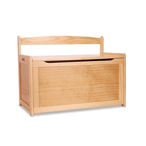 Melissa & Doug Wooden Toy Chest - Light Wood Furniture for Playroom, Blonde Kids Toy Box, Wooden Box Storage Organizer, Children's Furniture Chest thumbnail 8