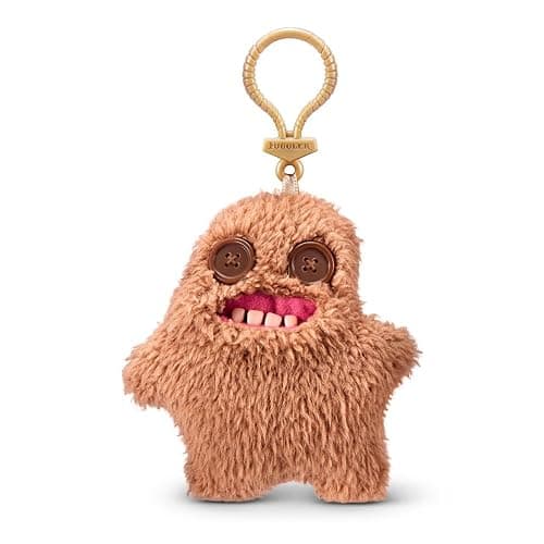 Fuggler Key Rings 5" Plush Keychain - Brown - Image 1