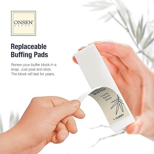 Onsen Secret Nail Care Kit - w/Cuticle Care Serum, Japanese Nail Buffer and Shine Kit - Strengthening & Shining - Spa-Quality Manicure - Organic Ingredients - Long-Lasting Shine - Easy & Safe - 1pk thumbnail 7
