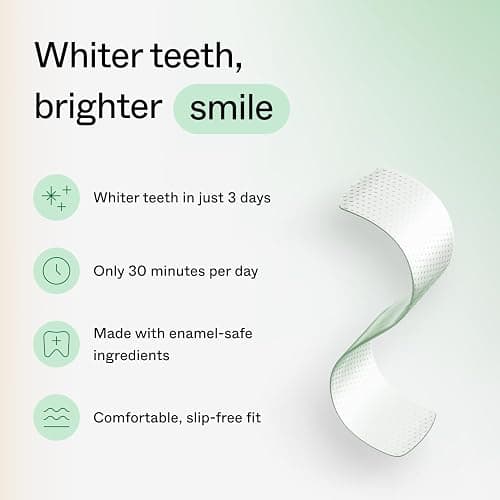 Opalescence Teeth Whitening Strips (12 Treatments) Hydrogen Peroxide Formula 10% – Enamel Safe – Comfortable Slip Free - Teeth Bleaching - Sensitivity Free - Plus Toothbrush 6050-1T thumbnail 2