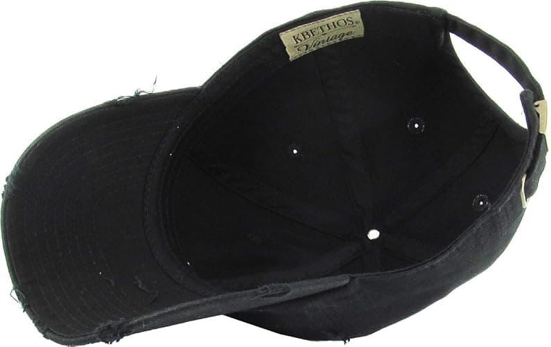 KBETHOS Vintage Washed Distressed Cotton Dad Hat Baseball Cap Adjustable Polo Trucker Unisex Style Headwear thumbnail 7