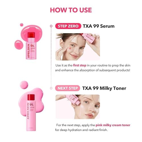 APRILSKIN TXA Niacinamide Toning Shot 99 Spicule Facial Serum｜Skin Booster Serum for Brightening and Pore Care｜99% High-Purity Tranexamic Acid 3% + Niacinamide 5%｜Korean Skin Care｜1.01 fl. oz. thumbnail 6