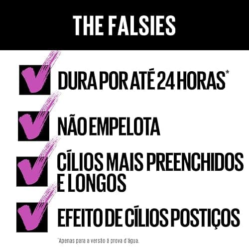 Maybelline Volum' Express The Falsies Waterproof Mascara, Volumizing and Separating Make Up Formula, Very Black, 1 Count thumbnail 7