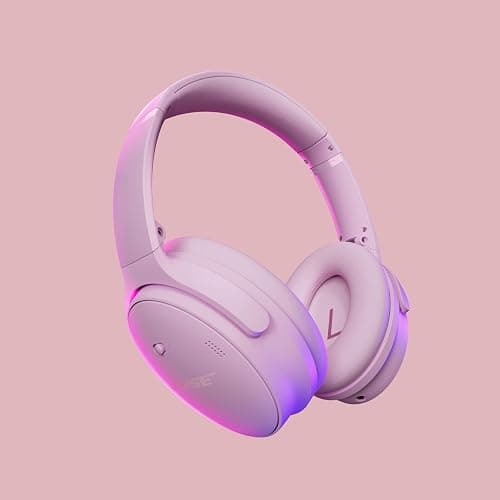 Bose QuietComfort Headphones - Wireless Bluetooth Headphones, Active Over Ear Noise Cancelling and Mic, USB-C Charging, Deep Bass, Up to 24 Hours of Playtime, Petal Pink - Limited Edition Color thumbnail 2