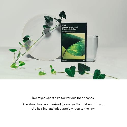 Abib Gummy Sheet Mask 10 Sheets Heartleaf (Soothing) thumbnail 4