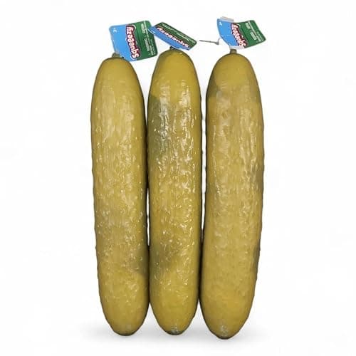 Jumbo Cucumber , 25cm Giant Pickle Stress Relief Fidget Toy, Soft Rubber Pickle Squeeze Toy For Adults, Stress Relief Hand Toys For School Office Travel Adults Kids Gift thumbnail 7