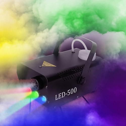 TeqHome Smoke Machine, Fog Machine Outdoor with 3 LED Lights, 400W and 2000CFM Fog with Wired Receiver, Wireless Remote Controls, Perfect for Wedding, Halloween, Christmas, Party, Club,DJ Stage Effect thumbnail 9