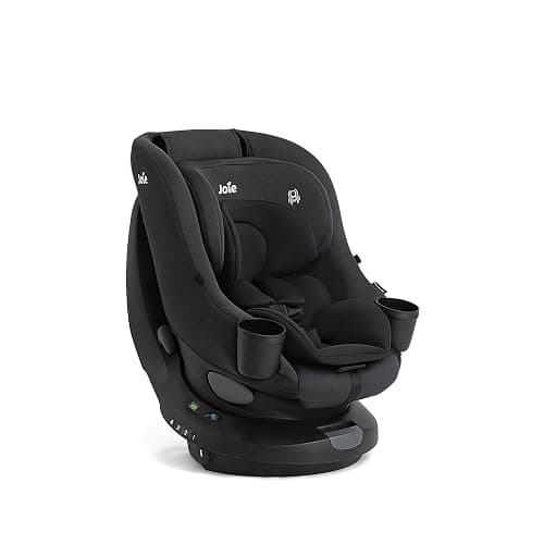 Joie Chili Spin 360 2-in-1 Rotating Convertible Car Seat with a 360 Spin and Easy Installation - Lower Anchor Attachment or Vehicle Belt Installation (Shale) - Image 1