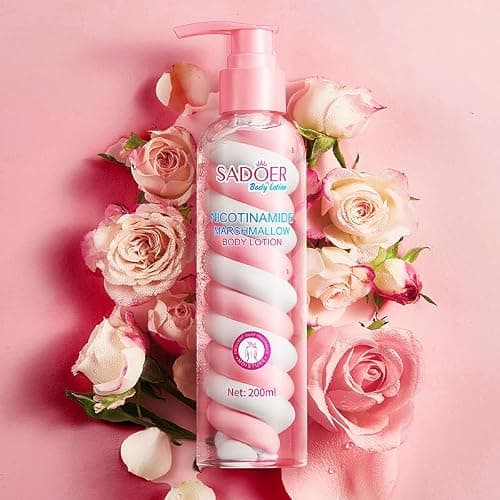 VKAMOSO Nicotinamide Marshmallow Body Lotion, 200ml, Pink thumbnail 4