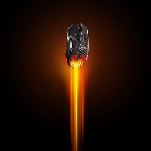 SteelSeries Aerox 5 Wireless - Souris gaming perforée RGB - Design ultra-léger et étanche - 9 boutons - Bluetooth/2.4 GHz - Capteur optique TrueMove Air 18K DPI thumbnail 11
