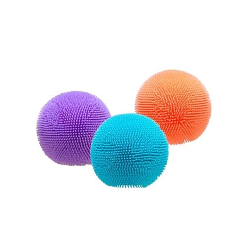 Schylling Teenie NeeDoh Fuzz Ball - 3 Teenie Squeeze Toys with a Velvet Texture and Soft Cloud Squish - 1" Balls - Color May Vary thumbnail 3