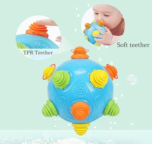Toddler's Music Dancing Shake Ball - Move, Crawl, Bounce, Sensory Learning for Kids and Babies, Fun Gift for Both Boys and Girls thumbnail 5