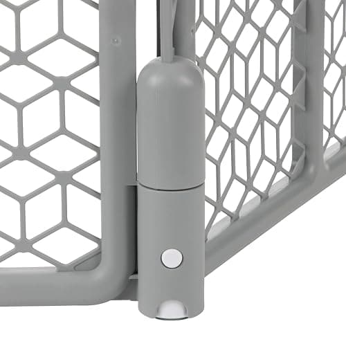 Evenflo Versatile Play Space Adjustable Play Area, Plastic, 8-Panel (Cool Gray) thumbnail 8