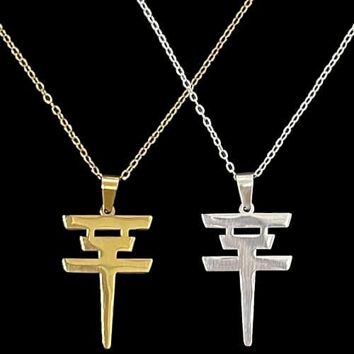 BTREEFLO Tokio Hotel Necklace 2 Pcs Rock Roll Necklace Stainless Steel Tokyo Hotel Merch for Men Women Tokio Hotel Pendant Jewelry Music Fans thumbnail 6