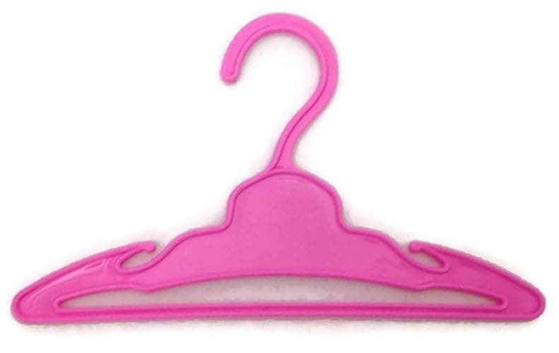 Doll Hangers 12 Pink for 18 Inch Doll Clothes Girl, Doll Accessories thumbnail 2