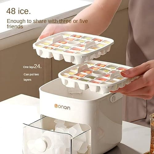 axGear Ice Cube Box Portable Storage Tray with Cover thumbnail 8