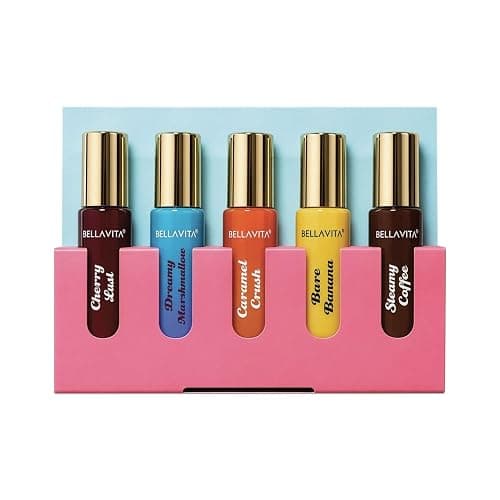 Bellavita Luxury Gourmand Trend Series | Dessert-Inspired Fragrance Set | Steamy Coffee, Bare Banana, Caramel Crush, Dreamy Marshmallow & Cherry Lust | Perfect for Gifting & Everyday Indulgence thumbnail 5