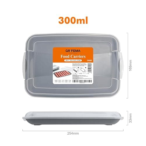 GRIFEMA Boite Jambon Conservation Frigo, 3 Pièces Boite a Jambon pour Refrigerateur, Sans BPA, Empilable, Économie D'espace, Boite Charcuterie Frigo pour Congélateur, Micro-Ondes et Lave-Vaisselles thumbnail 2