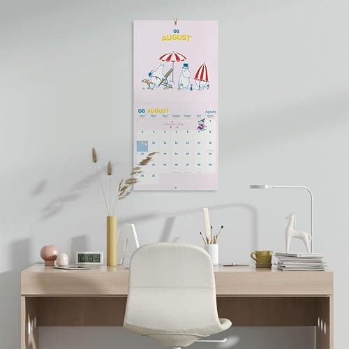 Official Moomin Wall Calendar 2026 12" x 12" FSC® Plastic Free - Starts Week On Sunday | Family Planner Calendar 2026 thumbnail 2