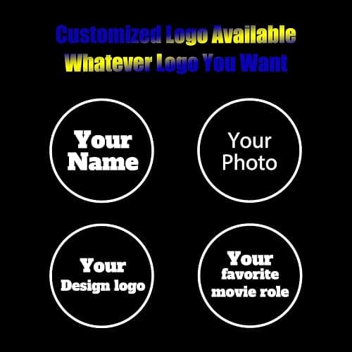 Oqeiplx 2PCS Custom Car Door Projector Lights Text Logo Personalized Logo LED Projector Car Door Step Courtesy Welcome Lights thumbnail 2